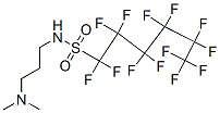 Structure of N-[3-(dimethylamino)propyl]tridecafluorohexanesulphonamide