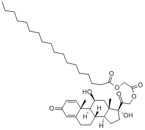 Structure of prednisolone steaglate