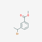 Structure of METHYL 3-(1-BROMOETHYL)BENZOATE