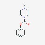 1-Piperazinecarboxylic acid, phenyl ester结构式