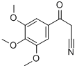 3,4,5-TRIMETHOXYBENZOYLACETONITRILE结构式
