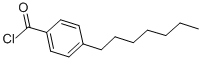 Structure of 4-N-HEPTYLBENZOYL CHLORIDE