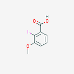 Structure of Benzoic acid, 2-iodo-3-methoxy-