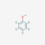 Structure of 1,2,3,4,5-pentadeuterio-6-methoxybenzene