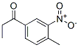 Structure of 3-nitro-4-methylpropiophenone