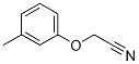 Structure of Acetonitrile, (3-methylphenoxy)-