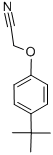 Structure of (4-TERT-BUTYL-PHENOXY)ACETONITRILE