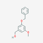 Structure of Benzenemethanol, 3-methoxy-5-(phenylmethoxy)-