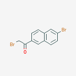 Structure of 6-bromo-2-(bromoacetyl)naphthalene