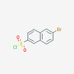 Structure of 2-Naphthalenesulfonyl chloride, 6-bromo-