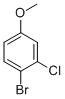 Structure of 4-Bromo-3-chloroanisole