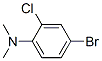 Structure of 4-BROMO-2-CHLORO-N,N-DIMETHYLANILINE