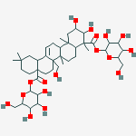 Structure of POWDERED ASIAN GINSENG EXTRACT (1.5 G)