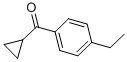 Structure of CYCLOPROPYL 4-ETHYLPHENYL KETONE