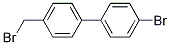 Structure of 1,1'-Biphenyl, 4-bromo-4'-(bromomethyl)-