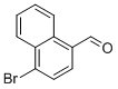 Structure of 1-BROMO-4-NAPHTHALDEHYDE