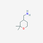 Structure of (2,2-Dimethyltetrahydro-2H-pyran-4-yl)methanamine