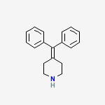 Structure of 4-(Diphenylmethylene)piperidine