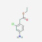 Structure of ethyl 2-(4-amino-2-chlorophenyl)acetate
