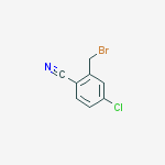 Structure of 2-(bromomethyl)-4-chloroBenzonitrile