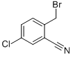 Structure of 2-(BROMOMETHYL)-5-CHLOROBENZONITRILE
