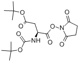 Structure of BOC-ASP(OTBU)-OSU