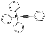 Structure of TRIPHENYL(PHENYLETHYNYL)LEAD(IV)