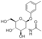 Structure of 3-METHYLPHENYL 2-ACETAMIDO-2-DEOXY-BETA-D-GLUCOPYRANOSIDE