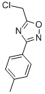 5-CHLOROMETHYL-3-P-TOLYL-[1,2,4]OXADIAZOLE结构式