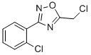 5-CHLOROMETHYL-3-(2-CHLORO-PHENYL)-[1,2,4]OXADIAZOLE结构式