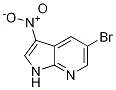 Structure of 1H-Pyrrolo[2,3-b]pyridine, 5-broMo-3-nitro-