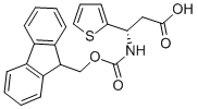 Structure of FMOC-(S)-3-AMINO-3-(2-THIENYL)-PROPANOIC ACID