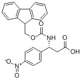 Structure of FMOC-(R)-3-AMINO-3-(4-NITRO-PHENYL)-PROPIONIC ACID