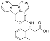 Structure of FMOC-(R)-3-AMINO-3-(2-METHYL-PHENYL)-PROPIONIC ACID