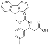 Structure of FMOC-(R)-3-AMINO-3-(3-METHYL-PHENYL)-PROPIONIC ACID