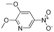 2,3-dimethoxy-5-nitropyridine结构式