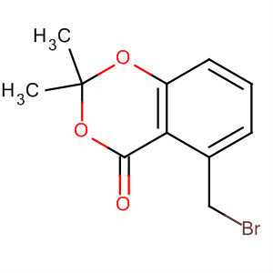 Structure of 4H-1,3-Benzodioxin-4-one, 5-(bromomethyl)-2,2-dimethyl-