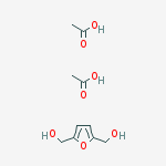 2,5-Furandimethanol, diacetate结构式