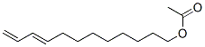 (E)-dodeca-9,11-dienyl acetate结构式