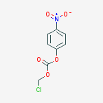 Structure of Carbonic acid, chloromethyl 4-nitrophenyl ester