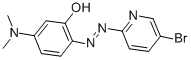 2-(5-溴-2-吡啶偶氮)-5-[N,N-二甲基]苯酚结构式