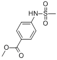 Structure of 4-METHYLSULPHONAMINOBENZOIC ACID METHYL ESTER