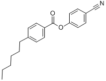 Structure of 4-CYANOPHENYL 4-N-HEXYLBENZOATE