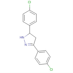 1H-Pyrazole, 3,5-bis(4-chlorophenyl)-4,5-dihydro-结构式