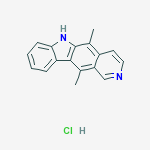 Structure of ELLIPTICINE HCL