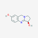 Structure of (3R)-1,2,3,9-tetrahydropyrrolo[2,1-b]quinazoline-3,7-diol