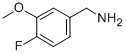 Structure of (4-fluoro-3-methoxyphenyl)methanamine