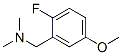 Structure of BENZENEMETHANAMINE, 2-FLUORO-5-METHOXY-N,N-DIMETHYL-