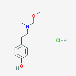 Structure of N,N-Dimethyl-4-methoxyphenethylamine hydrochloride