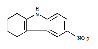 1H-carbazole, 2,3,4,9-tetrahydro-6-nitro-结构式